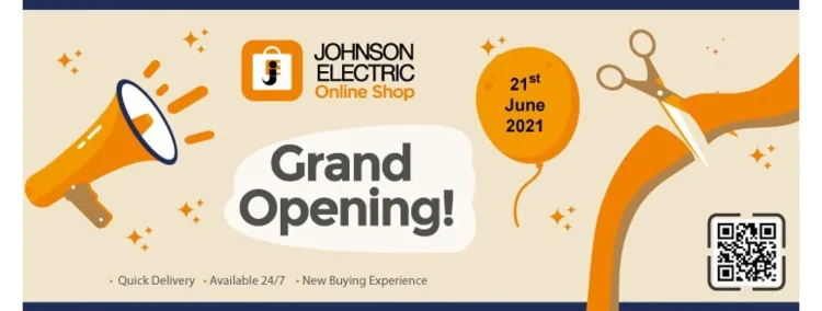 Johnson Electric’s first ever online shop is live today!